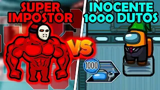 SUPER IMPOSTOR vs INOCENTE 1000 DUTOS no AMONG US HIDE N SEEK (Esconde Esconde)