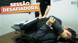 ELE CHEGOU TRAVADO COM DOR NO CIÁTICO