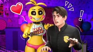 Toy Chica se Enamora del Guardia! [Animación de FNAF]