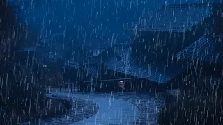 Barulho de Chuva para Dormir Profundamente ⛈ Som de Chuva, Vento e Trovoadas à Noite #6 Rain Sounds