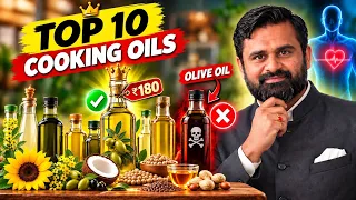 10 Cooking Oils Ranked From WORST To BEST ❌ #1 Oil Will Surprise You! #health 