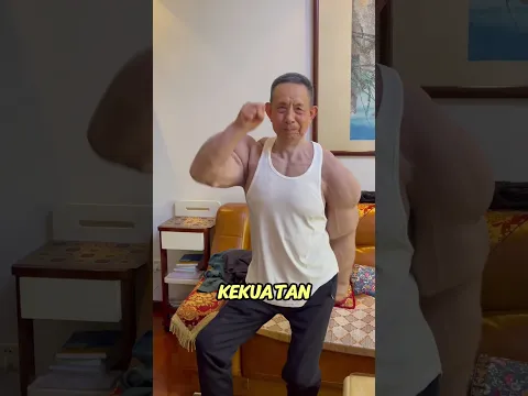 Tok abah pake kostum otot pede banget 😆 #shortsviral