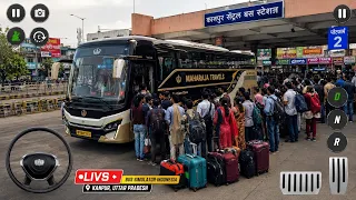 Bus Simulator Indonesia - Luxury Bus Terminal Boarding - Live Gameplay - Android Gameplay