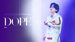 220312 Permission to Dance on Stage in  Seoul - 쩔어(DOPE) / BTS V / 방탄소년단 뷔 (4K fancam)