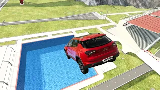 Epic High Speed Car Jumps #5 – BeamNG Drive