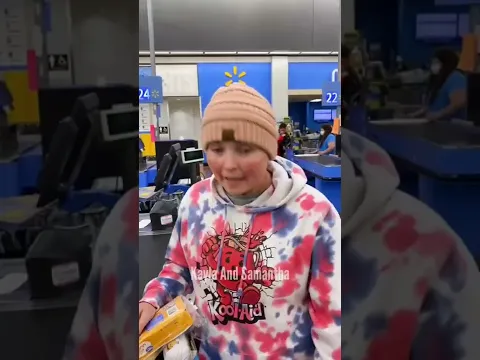 Found $20 on the floor in Walmart & this happened 🤣 #shorts funny tiktok KaylaAndSamantha