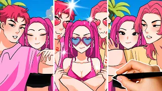 Draw Mira vs Abby and Romance Saja - Kpop Demon Hunters