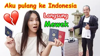 REAKSI ISTRI JEPANG AKU PULANG KE INDONESIA❗️AUTO MEWEK