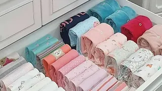 The KonMari Method: Storing clothes 🌟 روتيني الصباحي 🆕 حل لكل سيدة لترتيب البيت وتوديع الكركبة