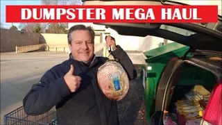 DUMPSTER DIVING AT ALDI FOR A PRE CHRISTMAS MEGA HAUL