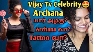 Vijay Tv celebrity Actress Archana got Tattoo | Celebrity Tattoo Studio in Chennai | H2o Tattoo