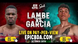 I'm coming to stop Andre 'Showtime' Lambe! Garcia