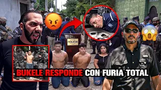 🚨😱 ¡IMPACTANTE! Pandilleros desvíven a 3 policías Bukele responde con FURIA TOTAL 🔥😡