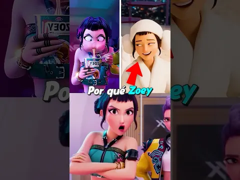 Por qué Zoey es la única que actúa muy extraño en Kpop Demon Hunters #shorts #opentracks