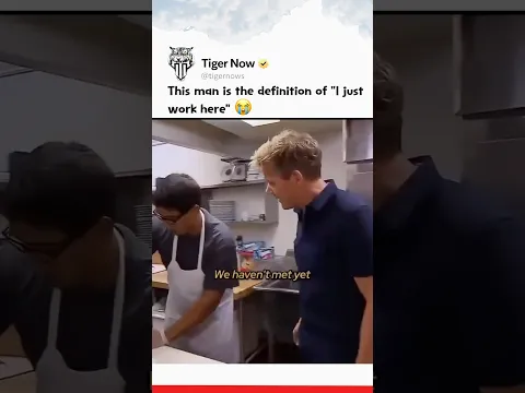 This man is the definition of “I just work here” 😭
