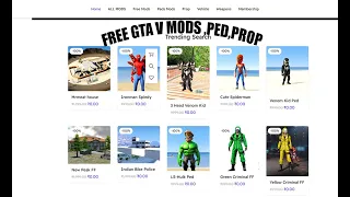 GET FREE CUSTOM GTA V MODS VENOM KID, SPIDERMAN KID, FREE INDIAN BIKE 3D MAP, FREE IRONMAN MODS