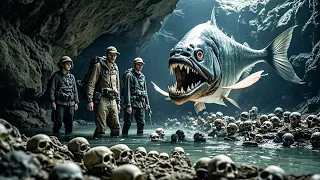 MULTISUB【悬疑💥Movie】探險隊誤入地下暗河，不分遇到食人魚攻擊，河岸堆積的骷髏讓探險隊腿軟發抖 #鬼吹灯之云南虫谷 #中国电影#悬疑  #悬疑片  #電影 #惊悚  #悬疑 #探险 #奇幻