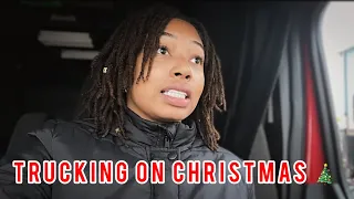 Trucking VLOG (unedited) | Storms, Vacant Shippers etc… & Christmas 🎄!