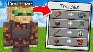 MINECRAFT pero YOUTUBERS TRADEAN cosas CUSTOMIZADAS