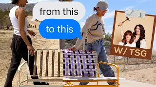 DIY Patio Bench *from trash* ft. The Sorry Girls