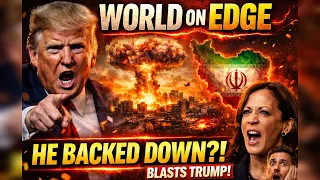 TRUMP ORDERD STAND DOWN FROM IRAN + HARRIS CALLS OUT TRUMP’S IRAN THREAT 👀🇺🇸” 📱