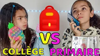 COLLÈGE VS PRIMAIRE (partie 2) sketch
