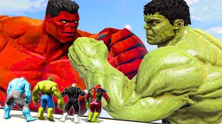 Story of Hulk | Hulk & Red Hulk vs Hulk Army - What If Battle Superheroes