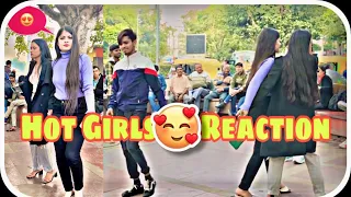 HOT😍 GIRL REACTIONS | stunt reaction | hot girl react my flips 💋