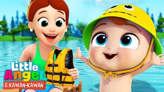 Aku Juga Bisa Berenang | Kartun Anak | Little Angel dan Kawan Kawan