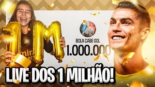1 MILHÃO AO VIVO!!!!🌽🥹⚽️ ENTROU=LINDOOO