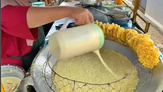 BEGINI PROSES PEMBUATAN PISANG CRISPY SIRAM VIRAL!!!