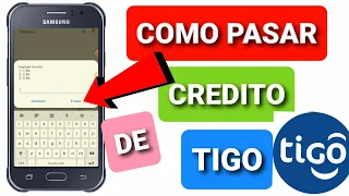 Como pasar credito de TIGO