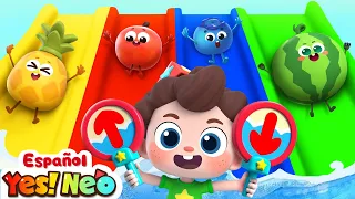 Desafío Flotará o Se Hundirá | 10 Frutas en la Tabla | Yes! Neo - Canciones y Caricaturas para Niños