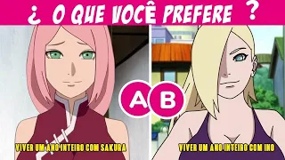 O QUE VOCÊ PREFERE EM NARUTO SHIPPUDEN? JOGO DE DECISÕES DE NARUTO!