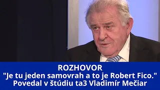 ROZHOVOR: VLADIMÍR MEČIAR K 30. VÝROČIU SAMOSTATNOSTI SLOVENSKA