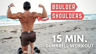 INTENSE BOULDER SHOULDER WORKOUT // follow along (modified & advanced)