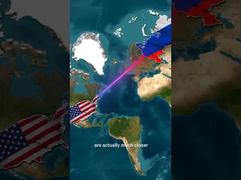 The Distance Between the US and Russia is Less Than You Think 🇺🇸 Diomede Islands📍