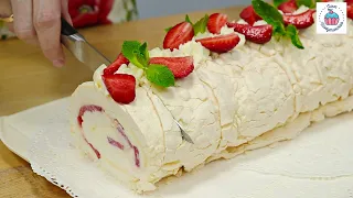 Знаменитый Меренговый РУЛЕТ! Самый удачный рецепт!