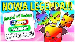 TRAFIŁEM NOWĄ RAINBOW LEGENDĘ Z JAJKA!!! 0.0002% SZANSY W NOWEJ AKTUALIZACJI PET SIMULATOR X!!!