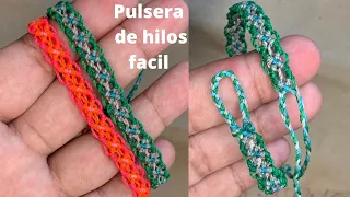 pulseras de hilo faciles y rapida nueva terminación 2021 #3