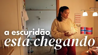 PREPARATIVOS PARA ESCURIDÃO DA NORUEGA \\ Vida na Noruega 🇧🇷🇳🇴
