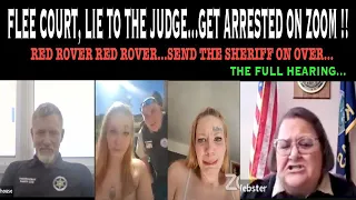 FLEE COURT…LIE TO THE JUDGE…GET ARRESTED ON ZOOM !
