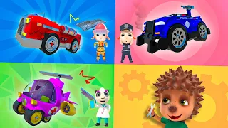We Will Fix Any Car😲👻🔧 Rescuers Help Citizens😲👻🔧 Nursery Rhymes & Kids Songs