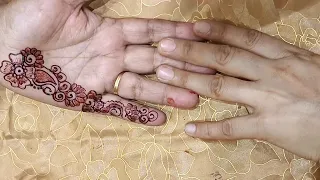 3D Style Floral Henna Design | Simple Bridal Mehndi Designs