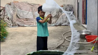 Lace marshmallows are easy to make.