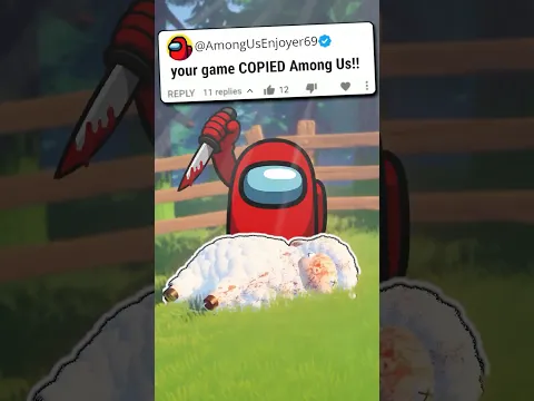 My game COPIED Among Us!? #gamedev #indiedev