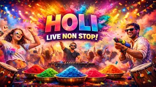 LIve Holi Nonstop Song 2026 🔥 | DJ Remix Mashup | Happy Holi Dance Party Hits #holisong #happyholi