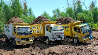 MOBIL TRUK CANTER FUSO MUATAN FULL BAK, ISUZU NMR MINIATUR MOBIL MOBILAN TRUCK RC REMOT CONTROL