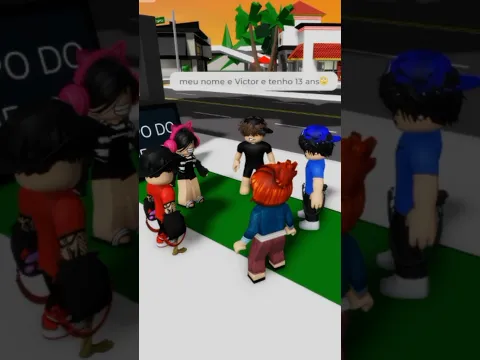 HISTÓRIA DE ROBLOX ( PARTE 2) ELA GANHOU ROBUX #roblox