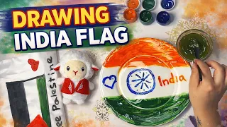 Drawing India Flag! 